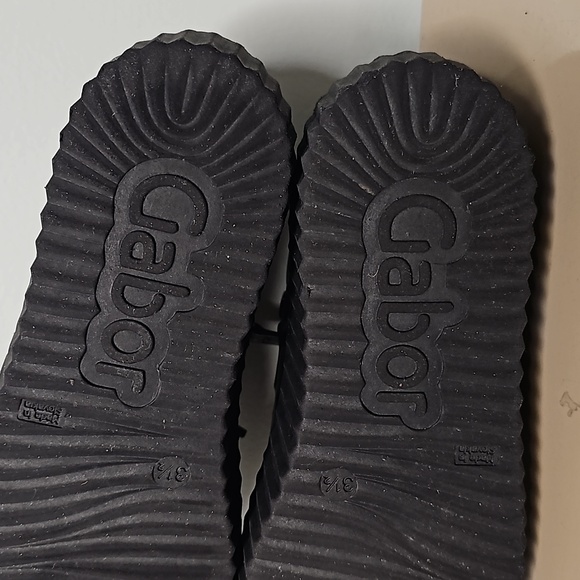 GABOR Women's Low-Top Black Patent Platform Sneakers Size 3½ (160418) - Picture 14 of 14